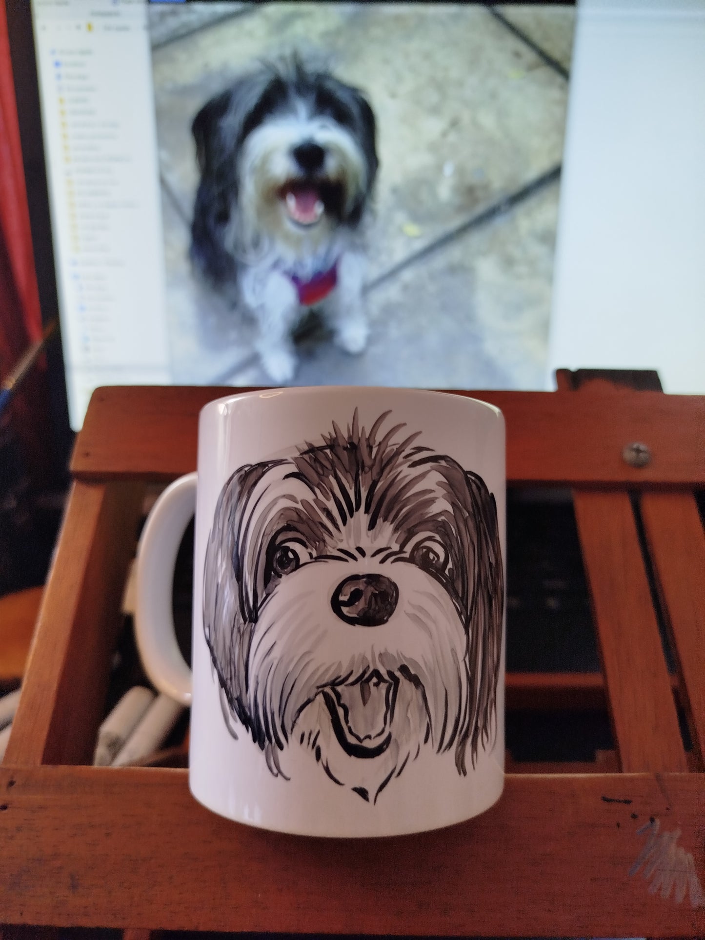 Tazas pintadas para mascotas