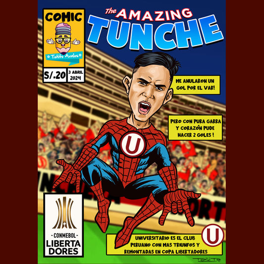 Poster fan art Universitario de Deportes: Amazing Tunche