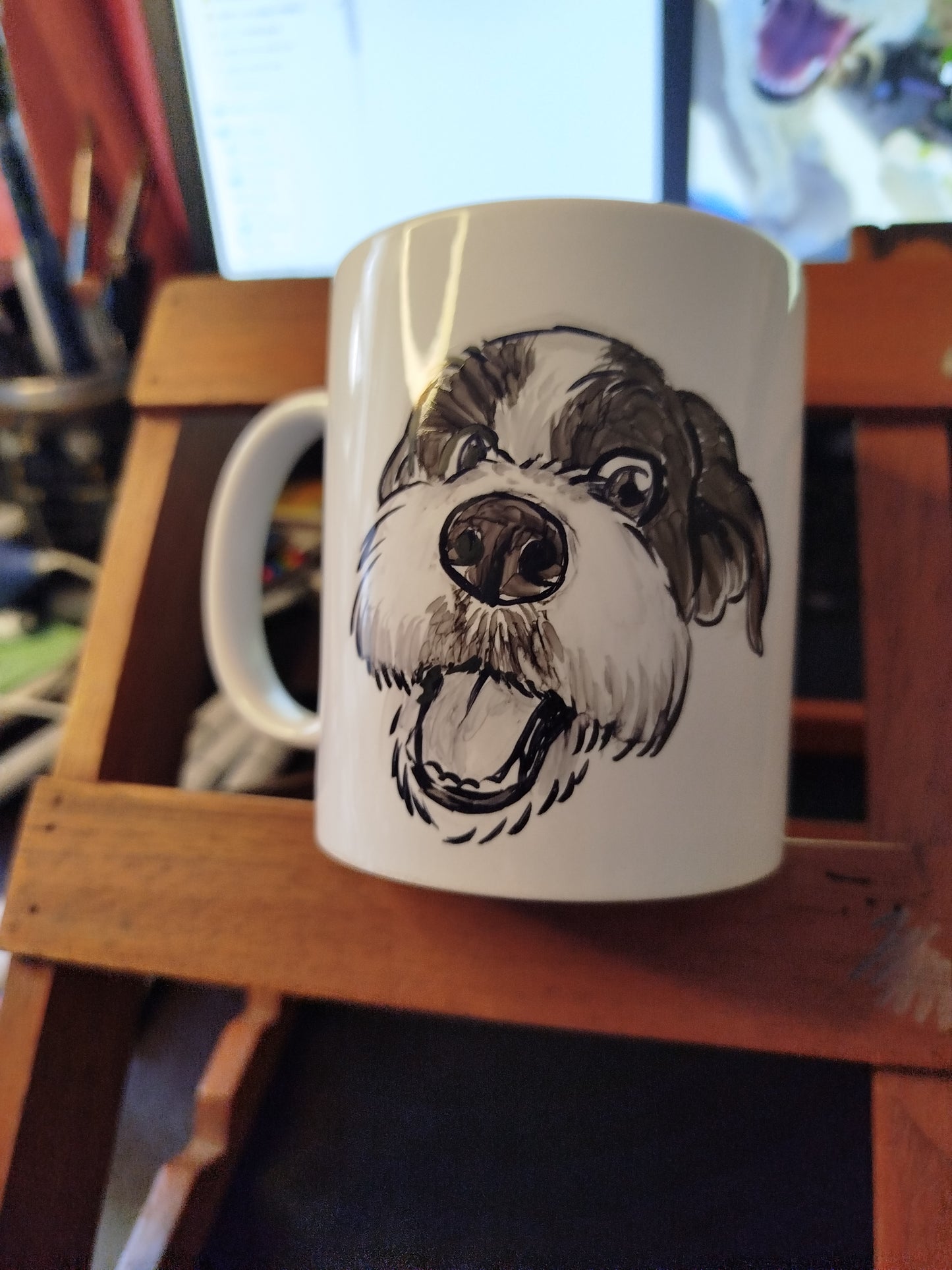 Tazas pintadas para mascotas