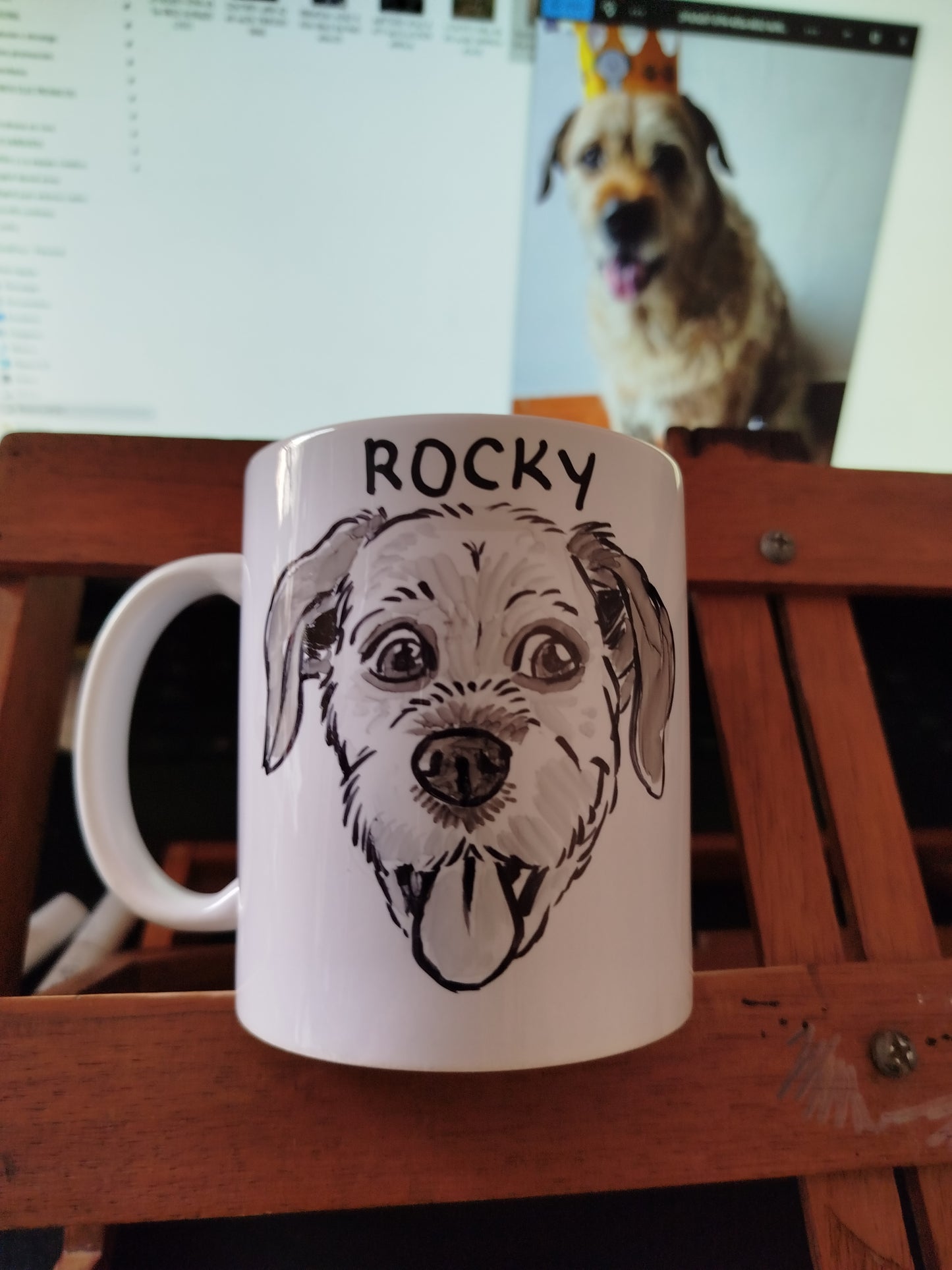 Tazas pintadas para mascotas