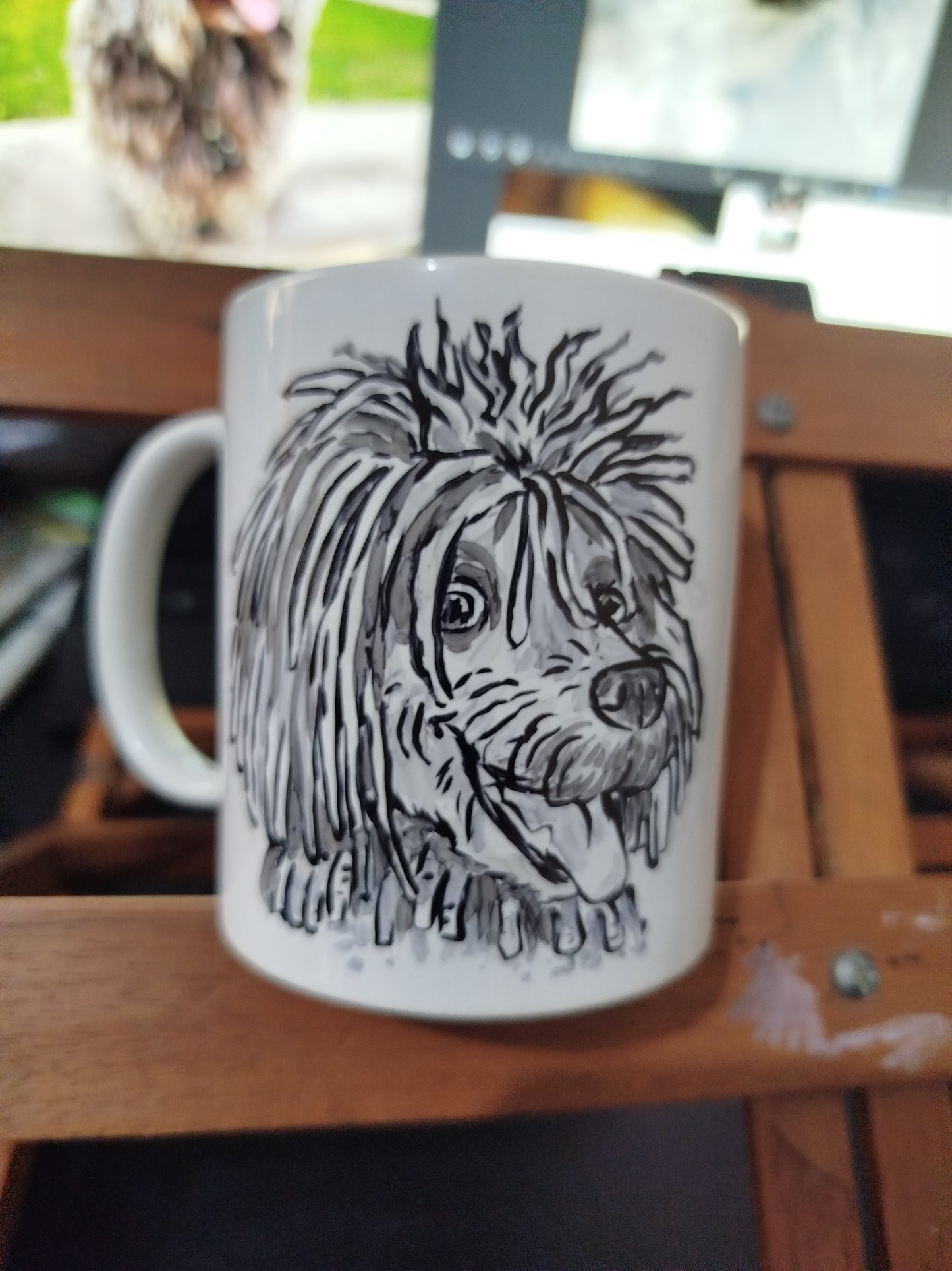 Tazas pintadas para mascotas