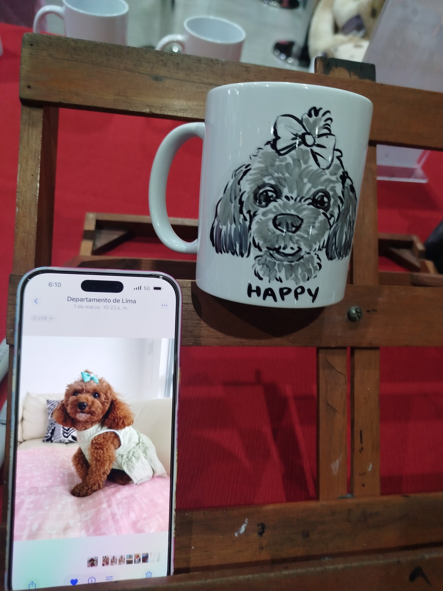 Tazas pintadas para mascotas